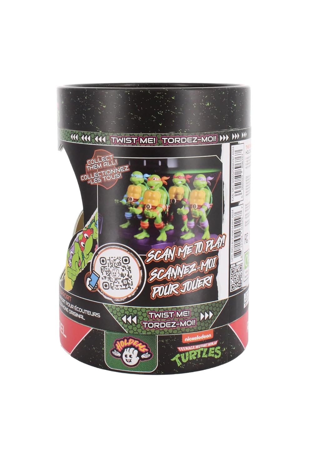 Cable Guys Holdem - TMNT Raphael Collectible Small Tech Accessories & Phone Holder/Stand (iPhone, Samsung,Earbuds, Earphones