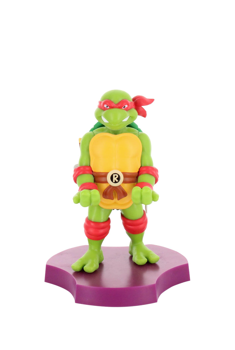 Cable Guys Holdem - TMNT Raphael Collectible Small Tech Accessories & Phone Holder/Stand (iPhone, Samsung,Earbuds, Earphones