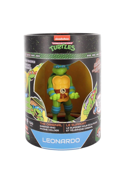 Cable Guys Holdem - TMNT Leonardo Collectible Small Tech Accessories & Phone Holder/Stand (iPhone, Samsung, Earbuds, Earphones