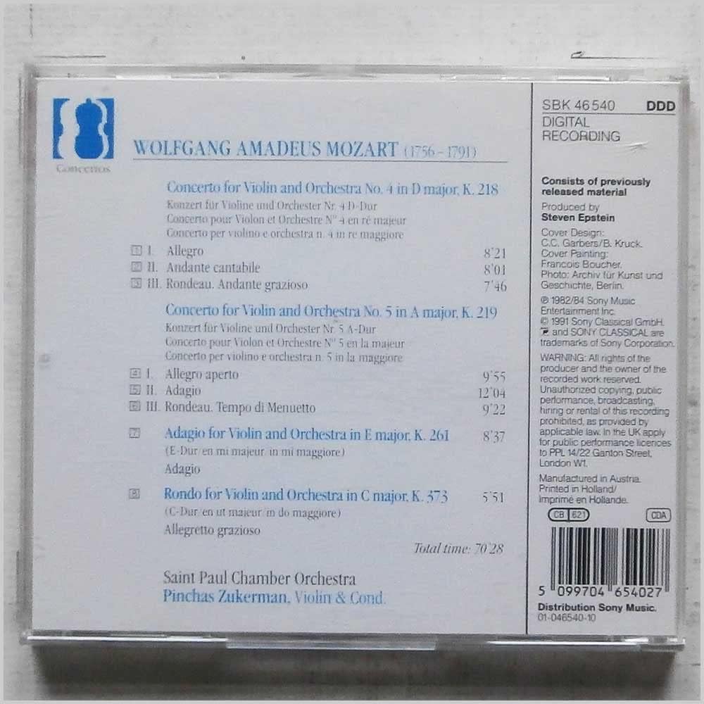 Violinkonzert 4 und 5, Rondo C-Dur