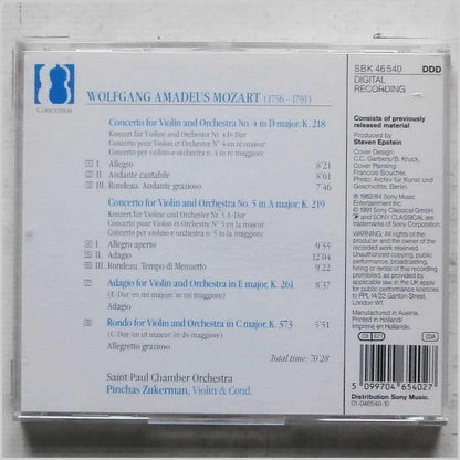 Violinkonzert 4 und 5, Rondo C-Dur
