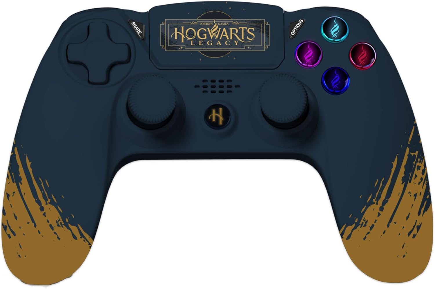 WIZARDING WORLD - Hogwarts Legacy - Wireless bluetooth controller for Playstation PS4 - black - Freaks and Geeks