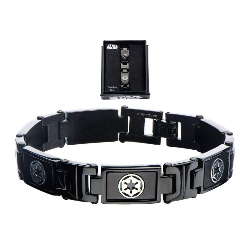 STAR WARS - Black PVD Plated Galactic Empire Symbo