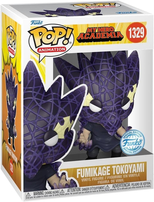 Funko My Hero Academia Pop! Animation Fumikage Tokoyami Vinyl Figure Hot Topic Exclusive, Black, (66602