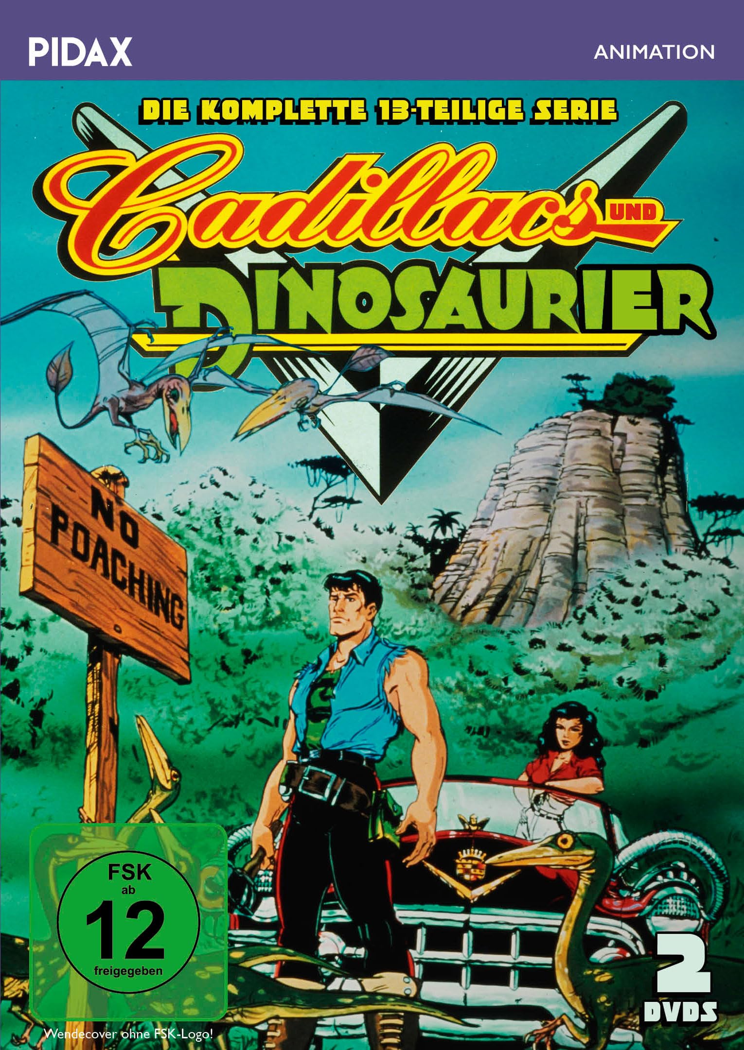 Cadillacs und Dinosaurier / Die komplette 13-teilige Serie nach den Comics von Mark Schultz (Pidax Animation)