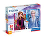 Clementoni 20251 Supercolor Frozen 2 – Puzzle 30 Teile ab 3 Jahren, buntes Kinderpuzzle mit besonderer Leuchtkraft & Farbintensität, Geschicklichkeitsspiel für Kinder Einheitsgröße