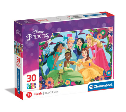 Clementoni - Puzzel 30 Stukjes Disney Princess, Kinderpuzzels, 3-5 jaar, 20276