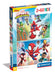 Clementoni - Clementoni Legpuzzel Super Color Spidey and His Amazing Friends 2x60st.