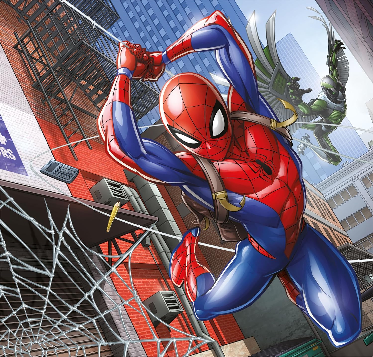 Clementoni Puzzel Square Marvel Spiderman 3 Puzzel Met 48 Stukjes - Supercolor Puzzel Voor Kinderen, Gemaakt In Italië 25316