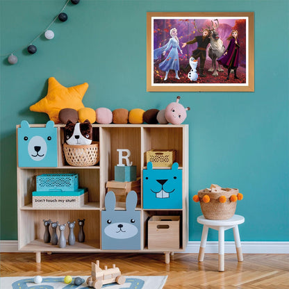 Clementoni 25771 Disney Frozen Jigsaw 104 Pieces-Supercolor Children 6-8 Years, Cartoon, Gift for Boy/Girls, Puzzle for Kids, Made in Italy, Multicolor