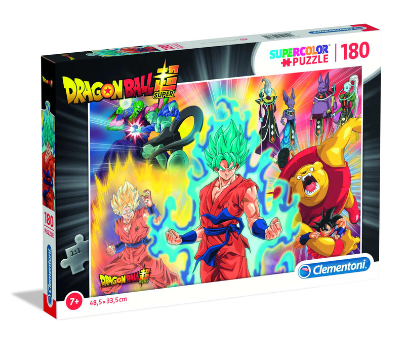 Clementoni- Puzzle Dragon Ball 180pz Z Supercolor Super-180 Piezas, Multicolor, Talla única (29761