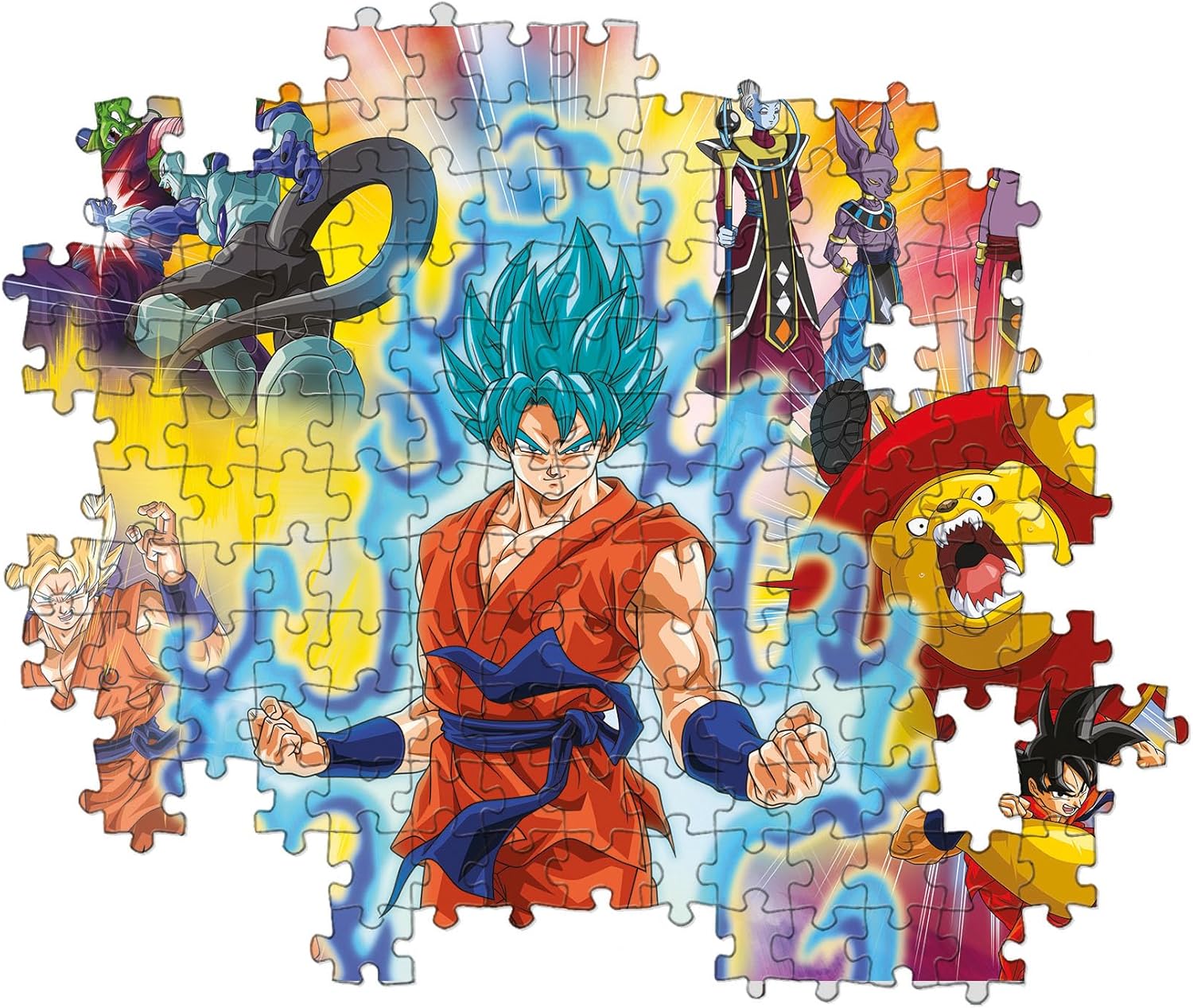 Clementoni- Puzzle Dragon Ball 180pz Z Supercolor Super-180 Piezas, Multicolor, Talla única (29761