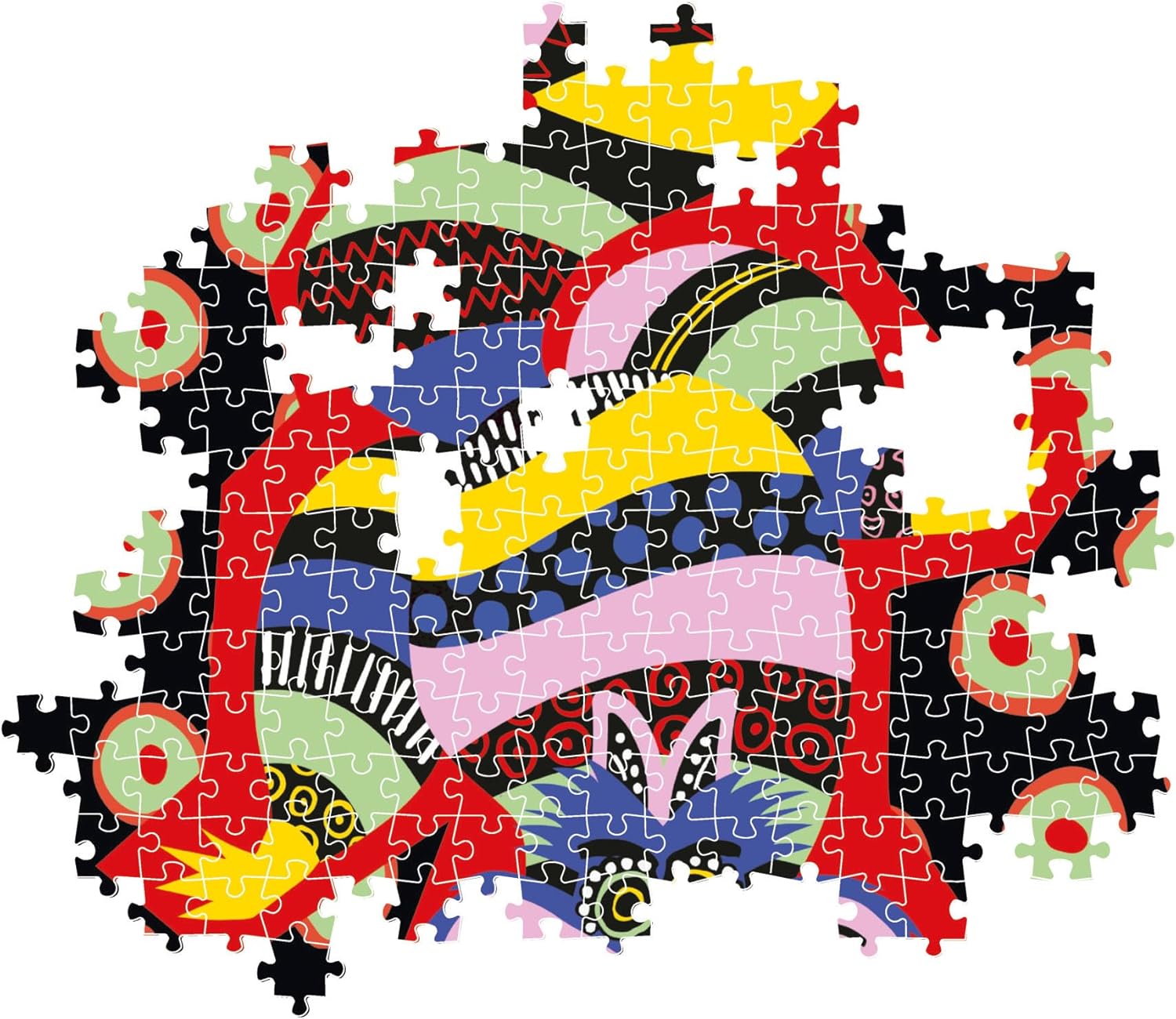 Clementoni 35533 Disney Alice In Wonderland Jigsaw Cheshire Cat 500 Pieces-Poster Included, Puzzle for Adults 14-99 Years, Gift for Men/Women, Made in Italy, Multicolor