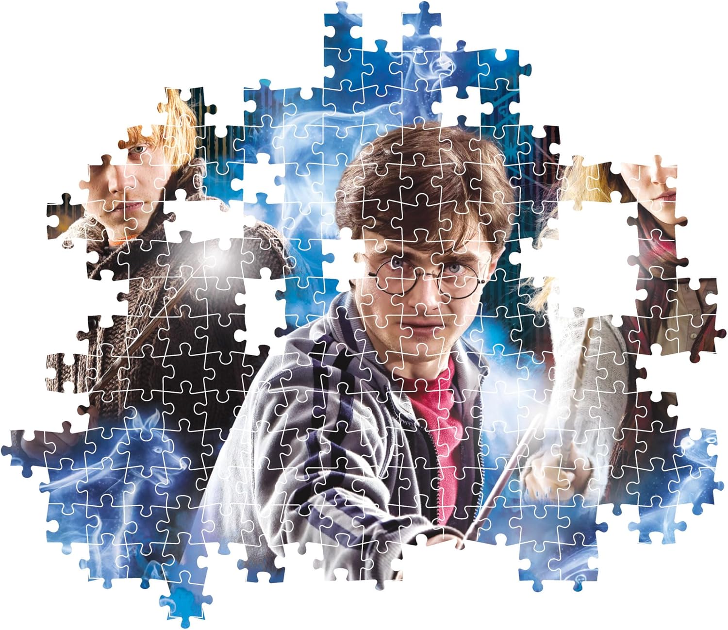 Clementoni 35535 Harry Potter Jigsaw 500 Pieces-Poster Included, Puzzle for Adults 14-99 Years, Gift for Men/Women, Hogwarts, Made in Italy, Multicolor