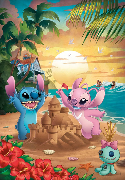 Clementoni Stitch 500 Piezas, Puzzle Adulto, Disney, Caja Compacta, Fabricado en Italia, Multicolor (35547