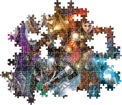 Clementoni 35563 Magic The Gathering Jigsaw Cube 500 Pieces Collection Puzzle for Adults 14-99 Years, Gift for Men/Women, Game, Made in Italy, Multicolor