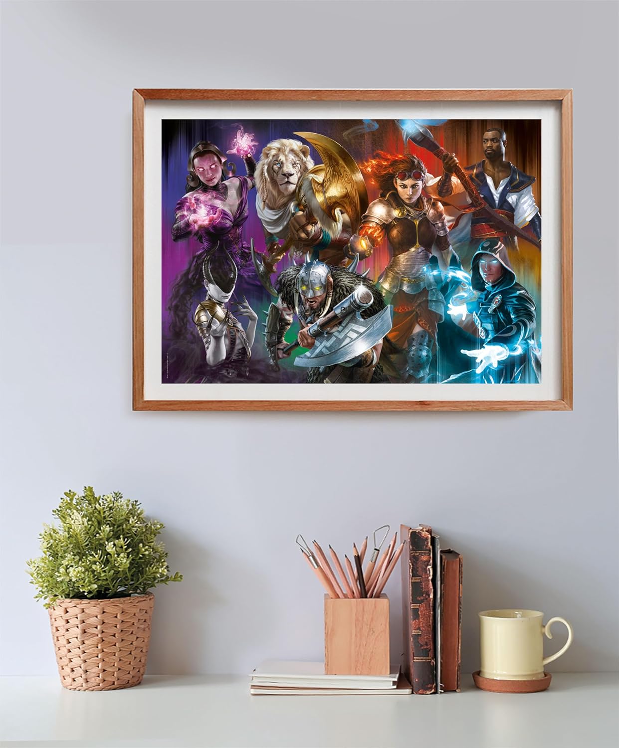 Clementoni 35563 Magic The Gathering Jigsaw Cube 500 Pieces Collection Puzzle for Adults 14-99 Years, Gift for Men/Women, Game, Made in Italy, Multicolor