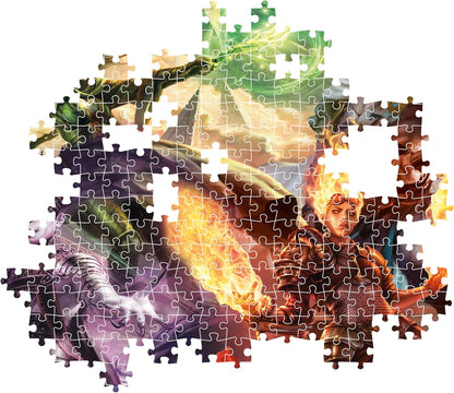 Clementoni 35564 Magic The Gathering Jigsaw Cube 500 Pieces Collection Puzzle for Adults 14-99 Years, Gift for Men/Women, Game, Made in Italy, Multicolor
