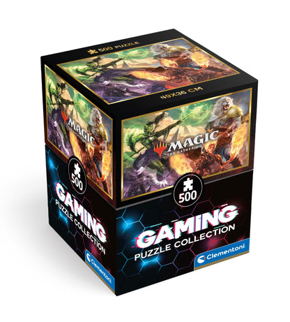 Clementoni 35564 Magic The Gathering Jigsaw Cube 500 Pieces Collection Puzzle for Adults 14-99 Years, Gift for Men/Women, Game, Made in Italy, Multicolor