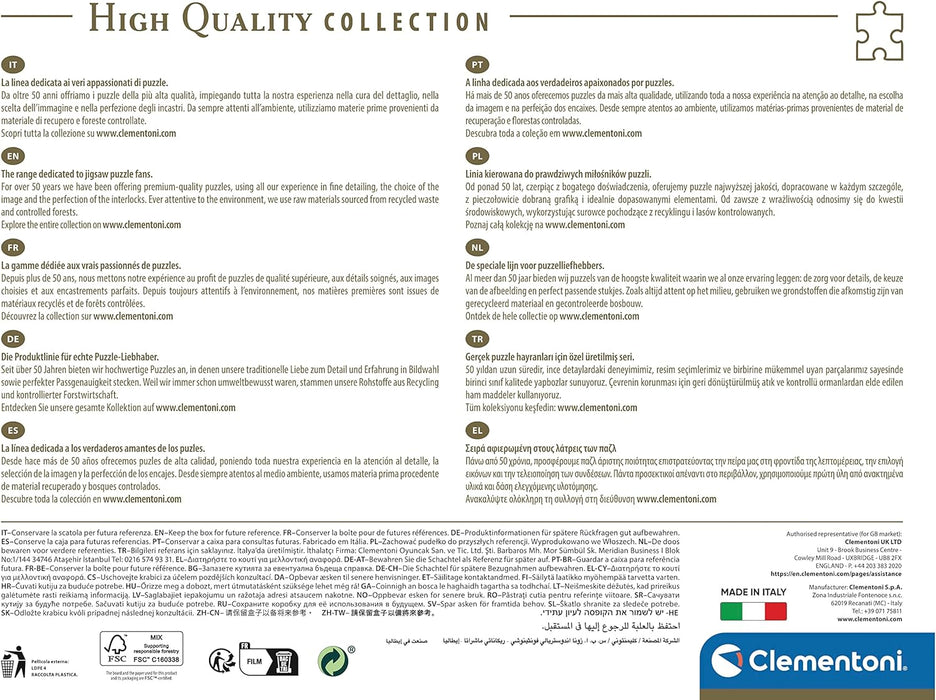 Clementoni 39673 Disney Alice in Wonderland-1000 Pieces-Adult Jigsaw Puzzles, Made in Italy, Multi-Coloured