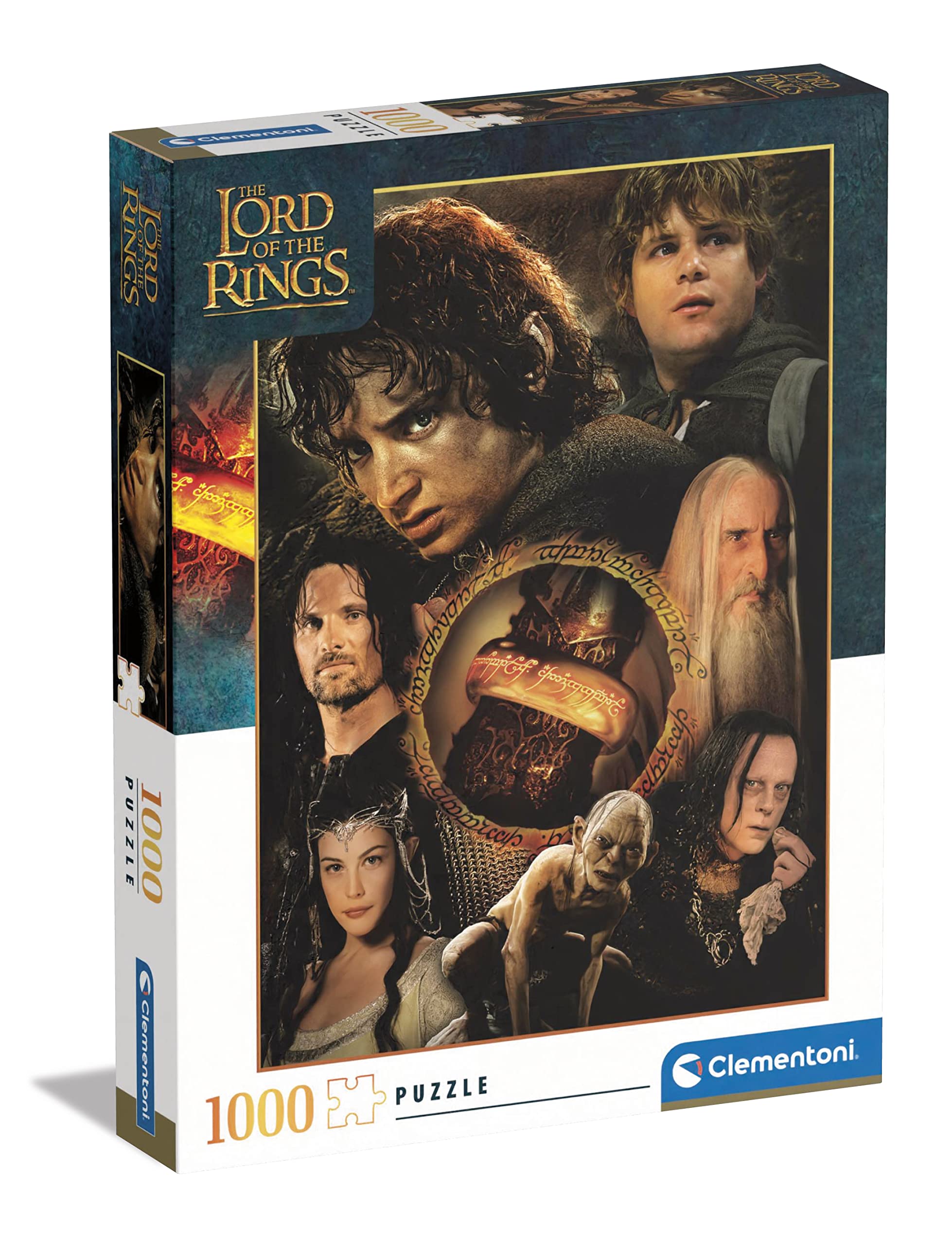 Clementoni 39737 Lord Of The Rings 1000 Pieces, Jigsaw Puzzle For Adults-Made In Italy, multi-coloured