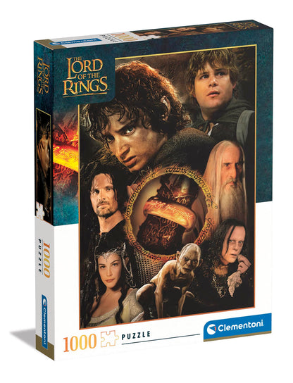 Clementoni 39737 Lord Of The Rings 1000 Pieces, Jigsaw Puzzle For Adults-Made In Italy, multi-coloured