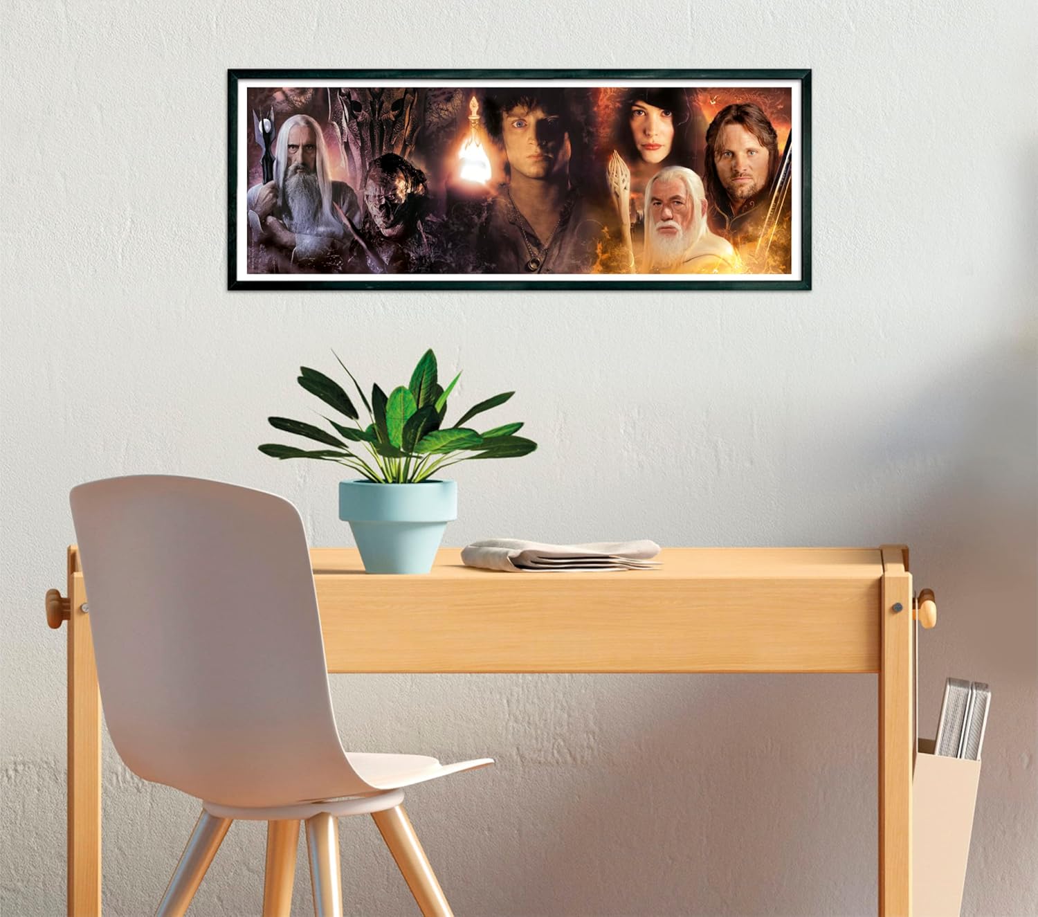 Clementoni 39739 Lord Of The Rings 1000 Pieces, Jigsaw Puzzle For Adults-Made In Italy, multi-coloured
