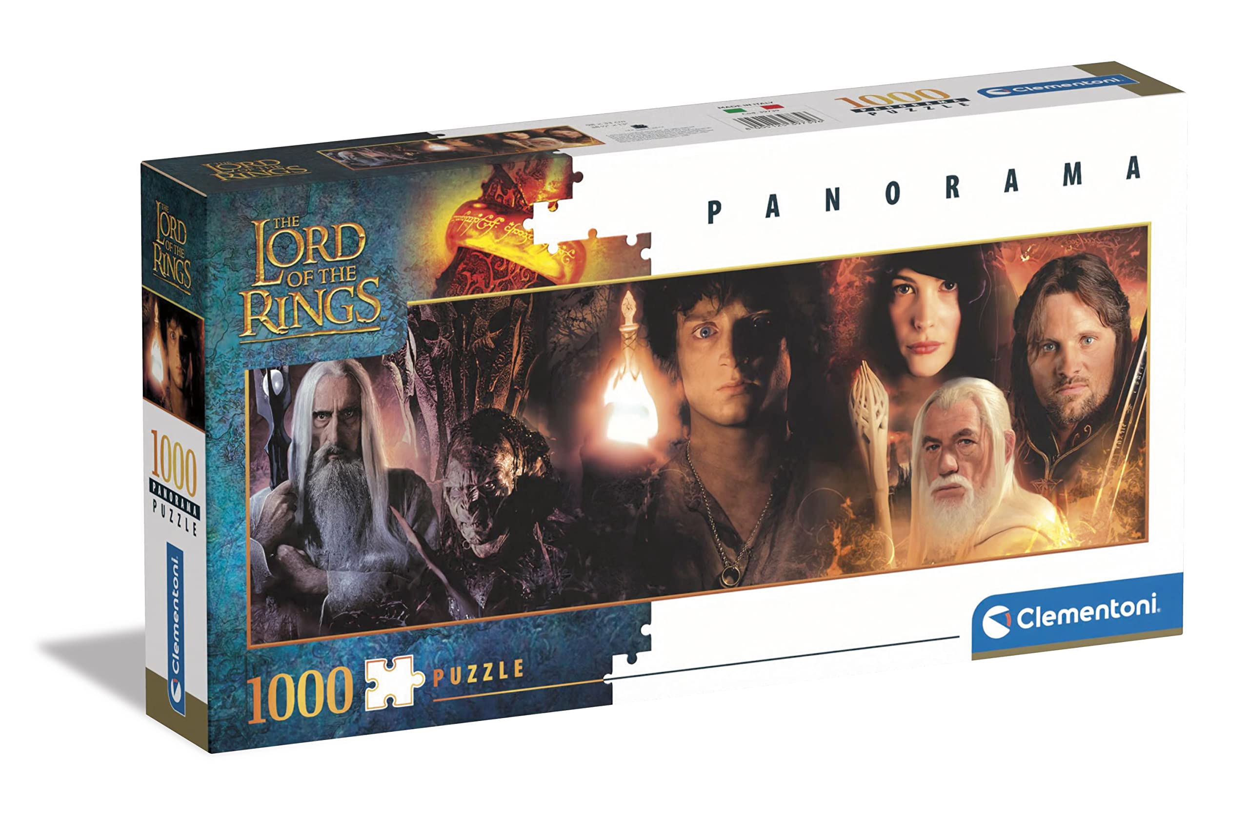 Clementoni 39739 Lord Of The Rings 1000 Pieces, Jigsaw Puzzle For Adults-Made In Italy, multi-coloured