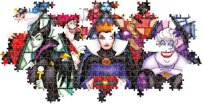 Clementoni Puzzel Panorama Disney Village 1000 Stukjes - Puzzel Voor Volwassenen 14-99 Jaar, Gemaakt In Italië 39872