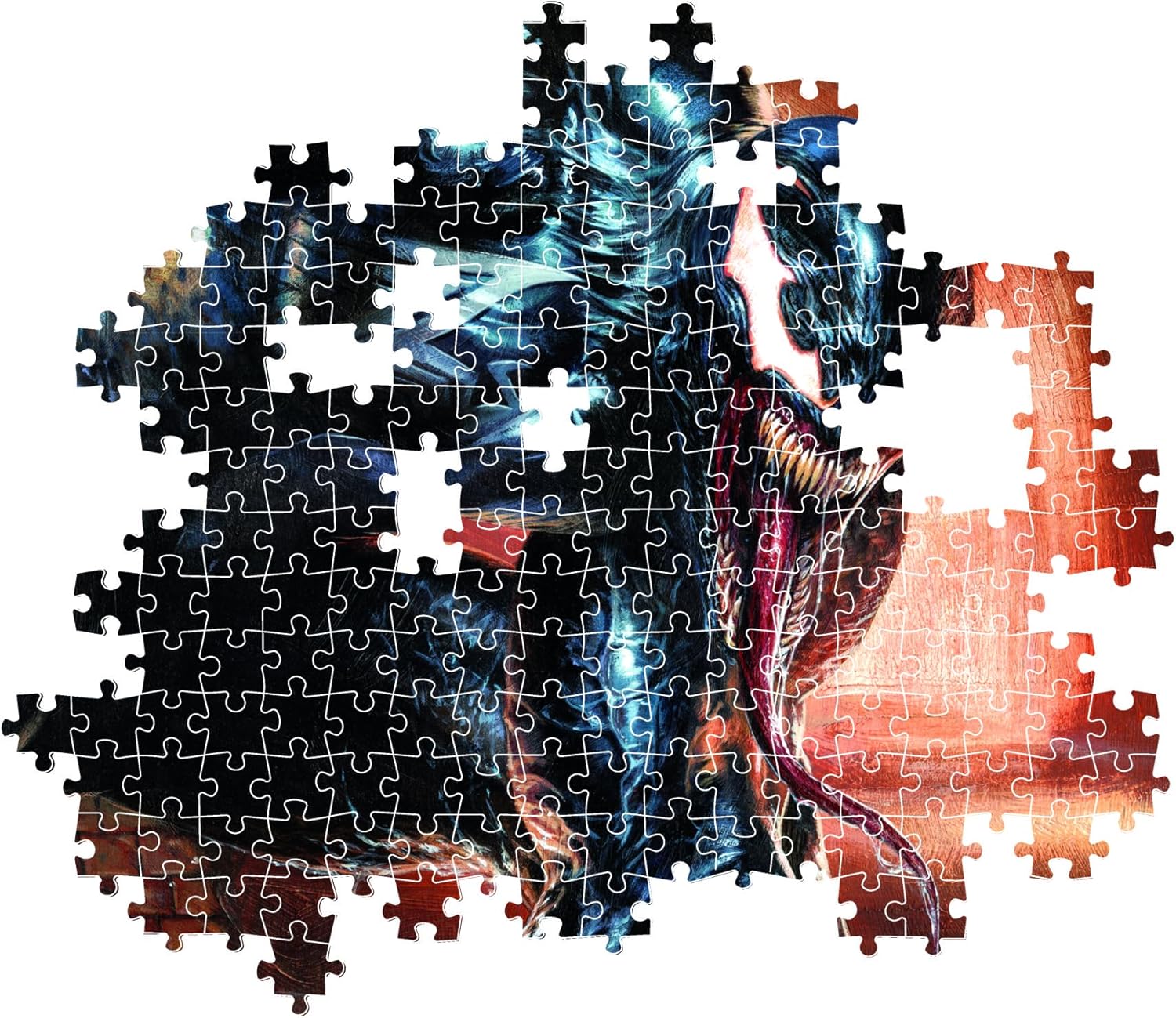 Clementoni 39879 marvel Jigsaw Collection Venom 1000 Pieces-Compact Box, Poster Included, Puzzle for Adults 14-99 Years, Gift for Men/Women, Made in Italy, multicolor