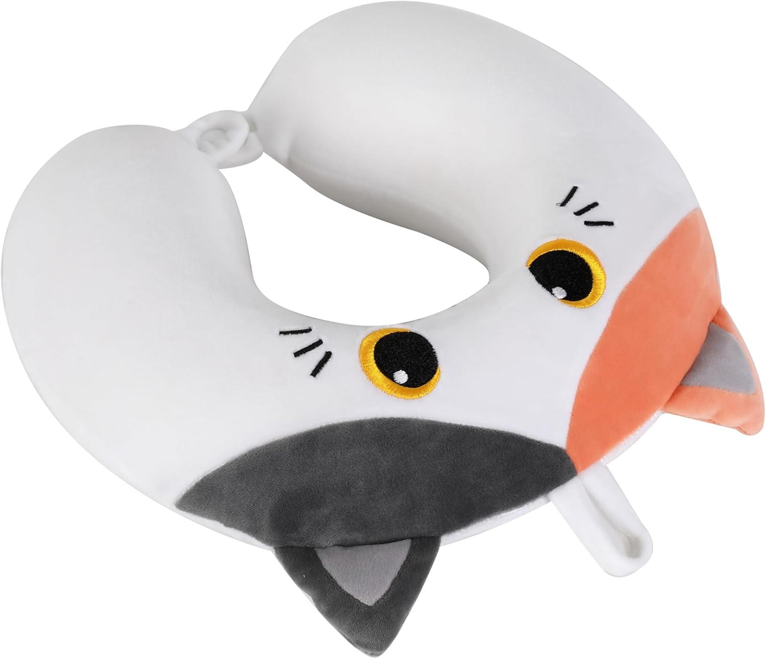 I-TOTAL® - Travel Pillow Shape/Neck Travel Pillow Soft Neck Support Pillow/Pillows Funny Travel Pillow (ORANGE CAT