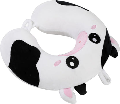 I-TOTAL® - Travel Pillow Shape/Neck Travel Pillow Soft Neck Support Pillow/Pillows Funny Travel Pillow (COW