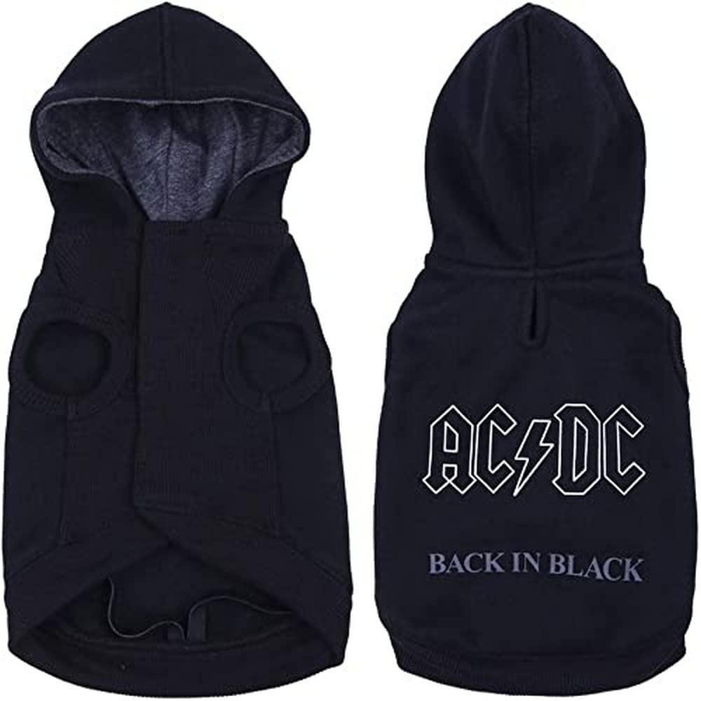AC/DC - Dog Hoodie - S (Length 32cm - Chest 50-58c