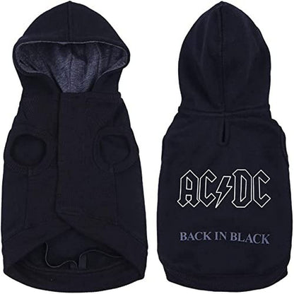 AC/DC - Dog Hoodie - S (Length 32cm - Chest 50-58c