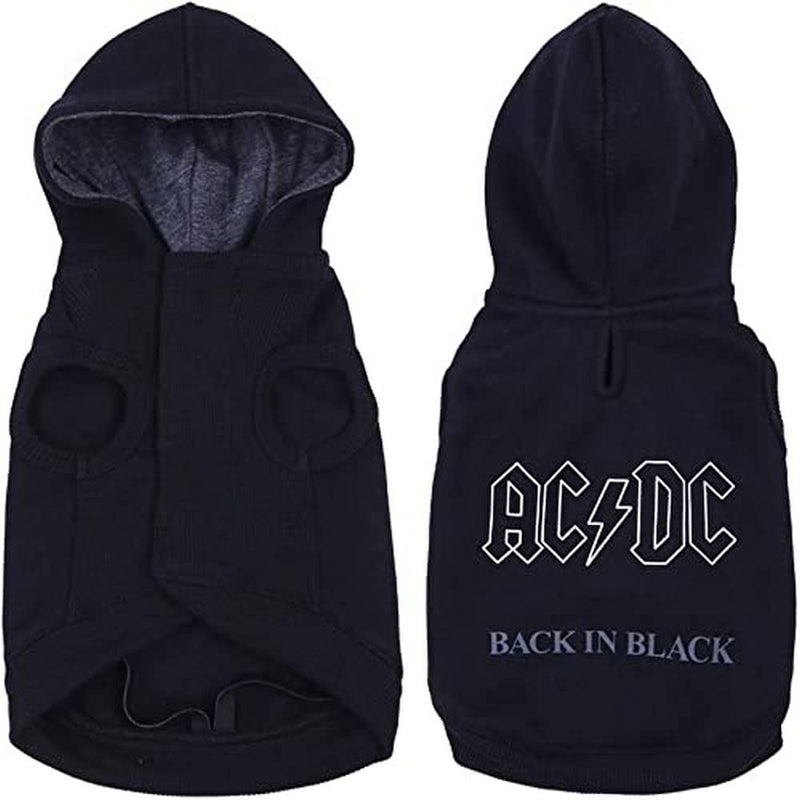 AC/DC - Dog Hoodie - S (Length 32cm - Chest 50-58c