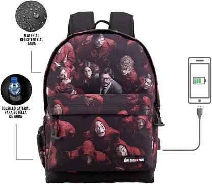 KARACTERMANIA Money Heist Together-HS Backpack 1.3, Multicolour