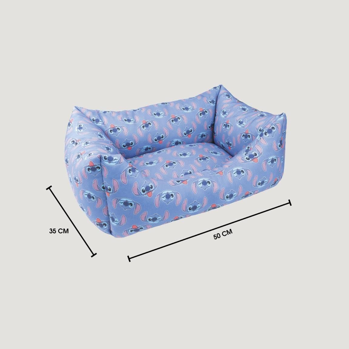 CERDÁ LIFE'S LITTLE MOMENTS - for Fan Pets | Stitch Cats and Dog Bed Small Dogs - Official Disney Licence, Multicoloured, Single Size