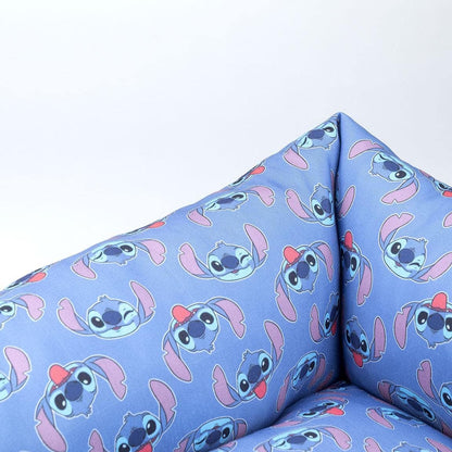 CERDÁ LIFE'S LITTLE MOMENTS - for Fan Pets | Stitch Cats and Dog Bed Small Dogs - Official Disney Licence, Multicoloured, Single Size