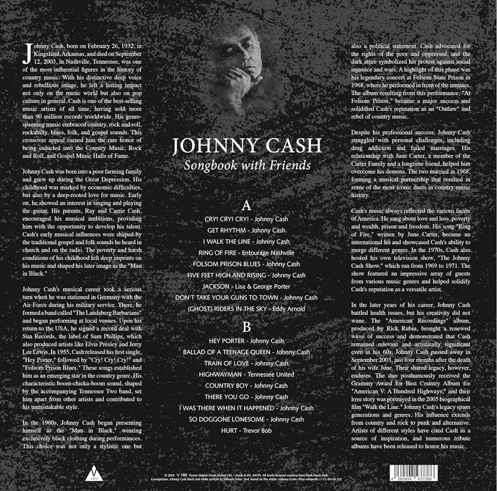 Johnny Cash - Songbook with Friends r. marbled
