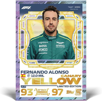 Topps Turbo Attax Formula 1 2024 - Mega Tin - Fast Track - contains 66 cards including 6 LE's and 4 Exclusive 'Fast Track' Cards! Mega Tin Fast Track