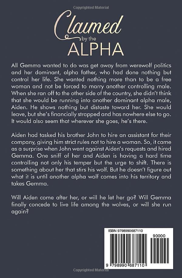 Claimed by the Alpha: An Alpha Werewolf Romance: 1 (Sanctuary Series
