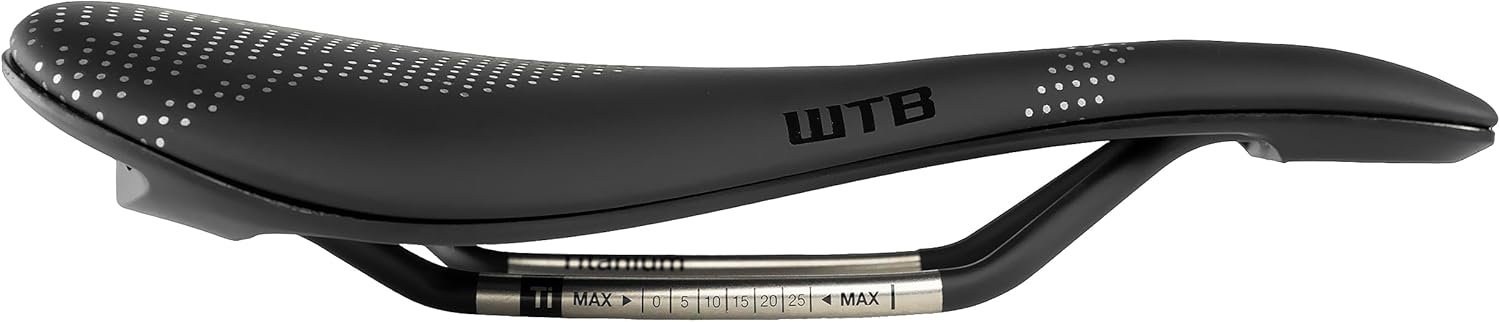 WTB Gravelier Bike Saddle – 246x140mm, Flexible Base with Fusion Form Technology, Perineal Relief Cutout for Gravel and Endurance Rides – Integrated Tool Mount
