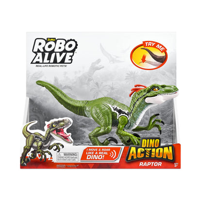 ROBO ALIVE Raptor Dino Action de ZURU (Raptor
