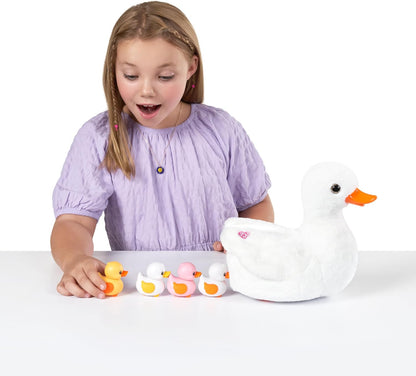 Pets Alive Mama Duck & Baby Surprise, Mama Duck, Electronic Pet Toy, Nurturing Play Surprise Hatching Interactive Girls Toy
