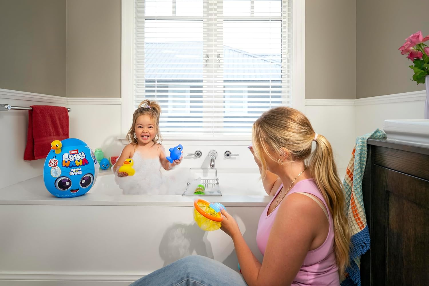 Eggy Wawa 15101 Bathtime Surprise von ZURU, Bath, Medium (28 cm