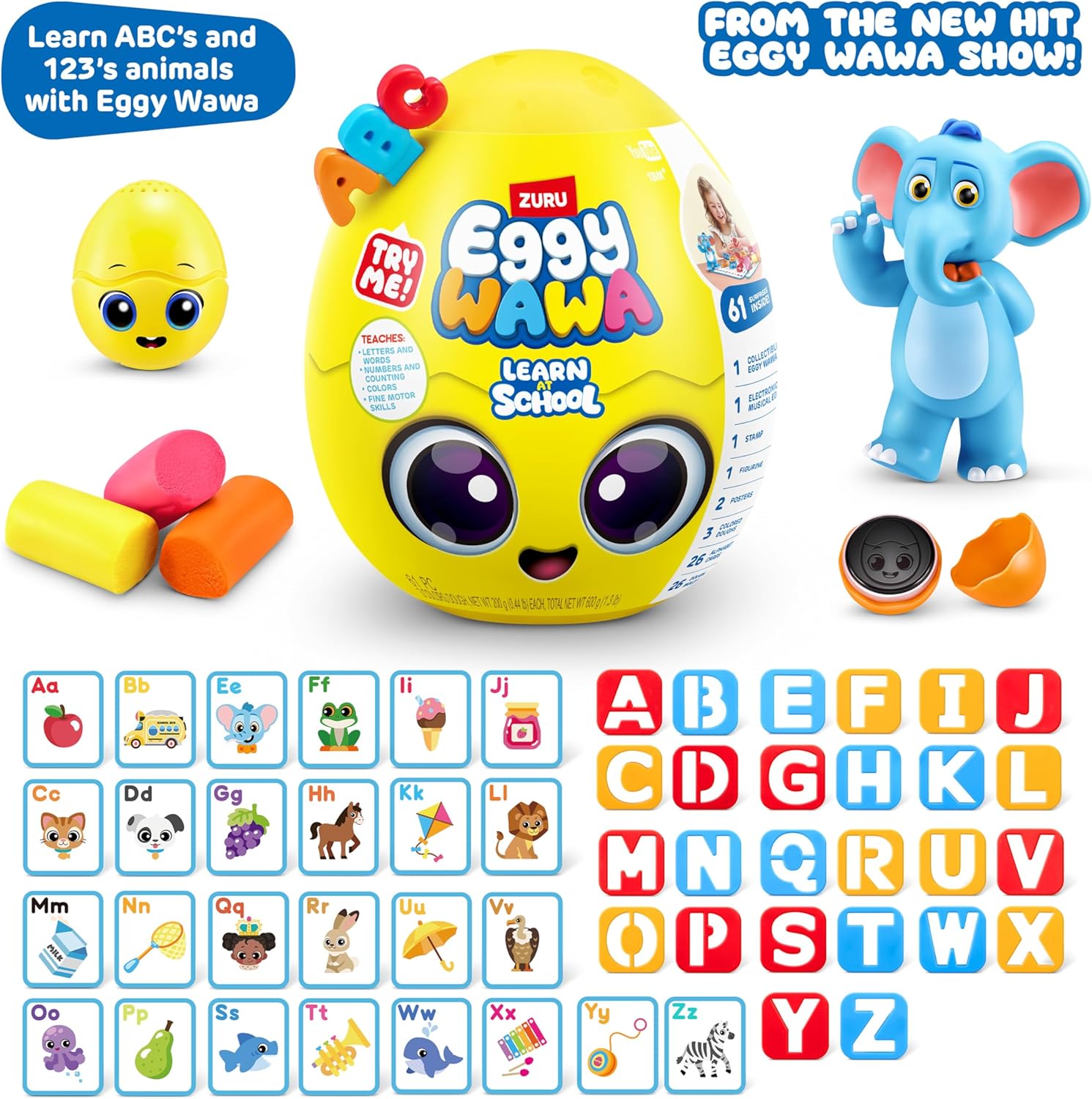 Eggy Wawa 15103 School Surprise Egg Eggy Suprise von ZURU, Medium (28 cm