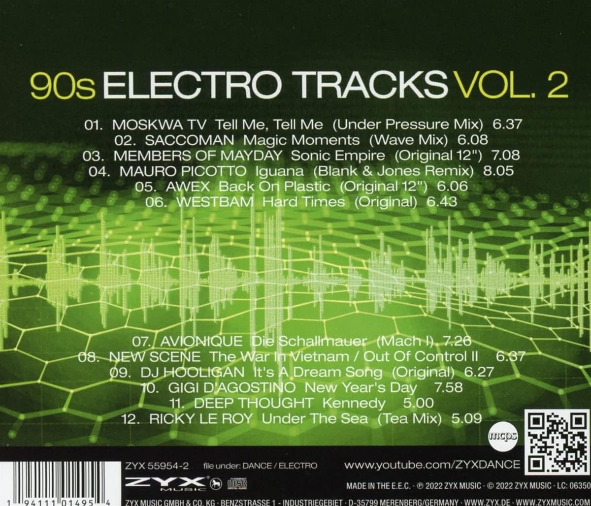 90s Electro Tracks Vol. 2