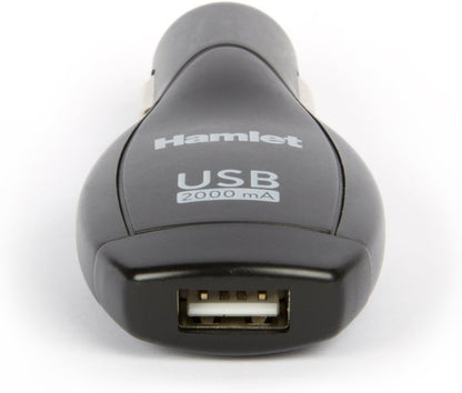 Hamlet XPW12MOB -Alimentatore Universale da auto 12V/ USB per Tablet/Smartphone/eBook readers