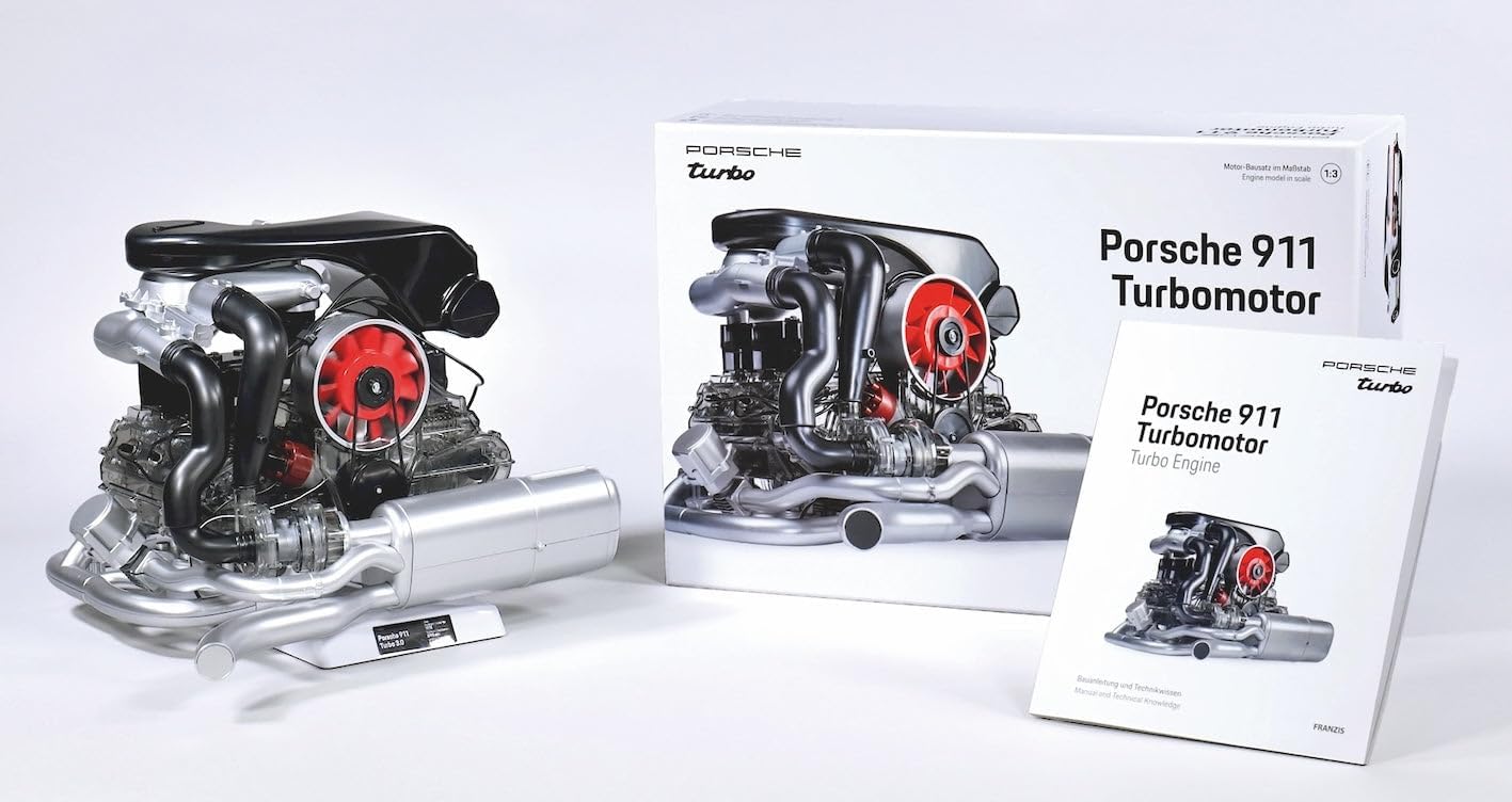 Porsche 911 Turbomotor: Bauen Sie Ihr eigenes 6-Zylinder-Motormodell