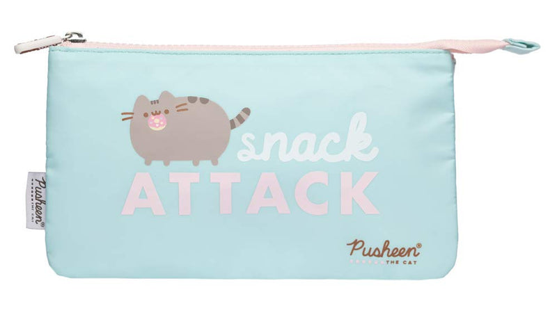 Grupo Erik Mäppchen Pusheen Rose Federmappe - Stift Etui Schule - Federmäppchen Mädchen Schlampermäppchen Jungen